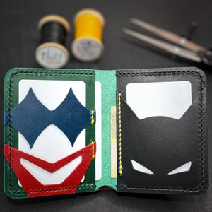 Batman es Joker bifold pénztárca - Meska.hu
