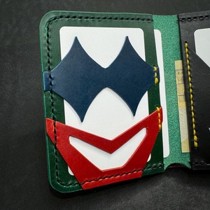Batman es Joker bifold pénztárca - táska & tok - pénztárca & más tok - pénztárca - férfi pénztárca - Meska.hu