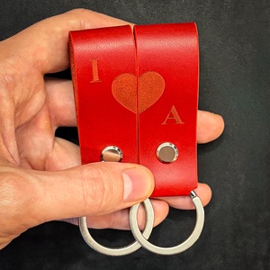 Páros kulcstartó szett Valentin napra - Meska.hu