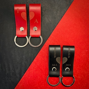 Páros kulcstartó szett Valentin napra - táska & tok - kulcstartó & táskadísz - kulcstartó - Meska.hu