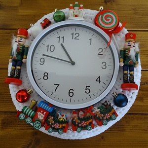 Adventi Meseóra, Karácsony, Karácsonyi lakásdekoráció, Karácsonyi lakásdíszek, Kötés, MESKA