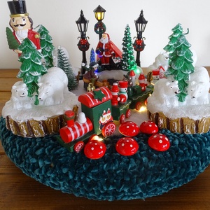 Adventi asztaldísz - karácsony - karácsonyi lakásdekoráció - ünnepi asztaldekoráció - Meska.hu