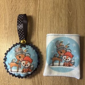 Ovisoknak,  kisiskolásoknak, Karácsony, Karácsonyi lakásdekoráció, Karácsonyfadíszek, Gyöngyfűzés, gyöngyhímzés, Varrás, MESKA