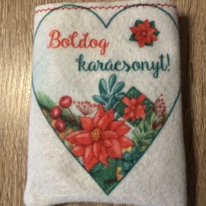 Filc karácsonyfadísz - karácsony - karácsonyi lakásdekoráció - karácsonyfadíszek - Meska.hu