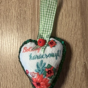 Karácsonyfadísz filcből - karácsony - karácsonyi lakásdekoráció - karácsonyfadíszek - Meska.hu