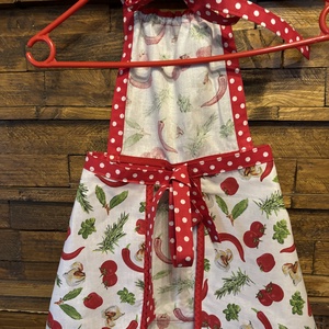 Kislány kötény - otthon & életmód - konyhafelszerelés, tálalás - konyhai textil - kötény - Meska.hu