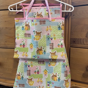 Húsvéti kislány kötény - Meska.hu