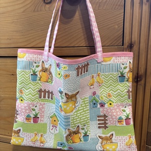 Húsvéti kislány kötény - otthon & életmód - konyhafelszerelés, tálalás - konyhai textil - kötény - Meska.hu