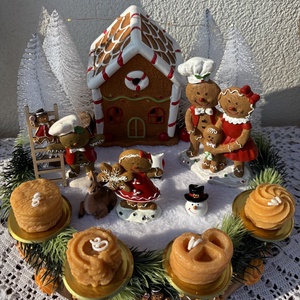 Adventi asztaldísz, Karácsony, Adventi díszek, Adventi asztaldísz, Festett tárgyak, Foltberakás, MESKA
