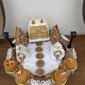 Karácsonyi asztaldísz - karácsony - adventi díszek - adventi asztaldísz - Meska.hu