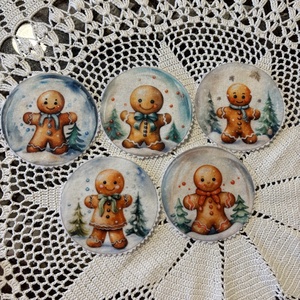 Mézeskalács mintás könyvjelző - könyv & zene - könyvjelző - Meska.hu