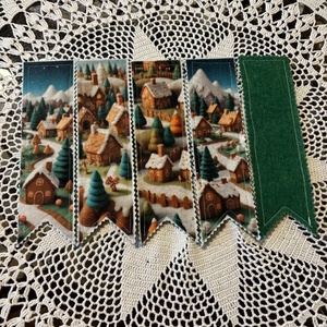 Mézeskalács mintás könyvjelző, Könyv & Zene, Könyvjelző, Fotó, grafika, rajz, illusztráció, Nemezelés, MESKA