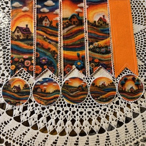 Könyvjelző, Könyv & Zene, Könyvjelző, Fotó, grafika, rajz, illusztráció, Nemezelés, MESKA