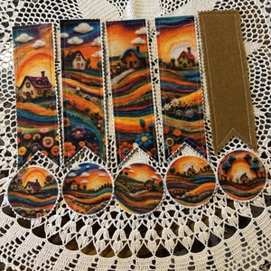 Könyvjelző - könyv & zene - könyvjelző - Meska.hu