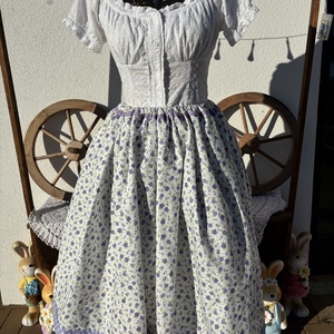 Néptáncos szoknya, Ruha & Divat, Női ruha, Szoknya, Patchwork, foltvarrás, Varrás, MESKA
