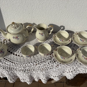 Antik, régiség teás vagy kakaós  porcelán Schönwald készlet - otthon & életmód - konyhafelszerelés, tálalás - tálalás - tányér & étkészlet - Meska.hu