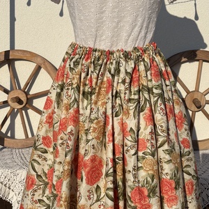 Néptáncos női vintage szoknya - ruha & divat - női ruha - szoknya - Meska.hu
