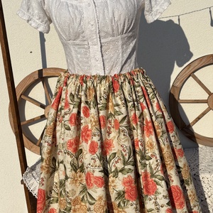 Néptáncos női vintage szoknya - Meska.hu