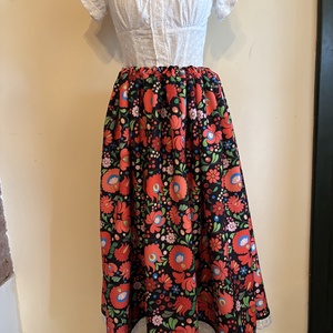 Matyó mintás, néptáncos, népművészeti , folklór szoknya, Ruha & Divat, Női ruha, Szoknya, Varrás, MESKA