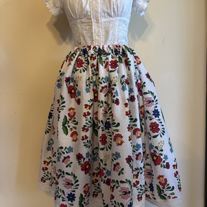 Kalocsai mintás néptáncos, pörgős , folklór szoknya - Meska.hu