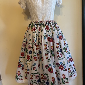 Kalocsai mintás néptáncos, pörgős , folklór szoknya - ruha & divat - női ruha - szoknya - Meska.hu