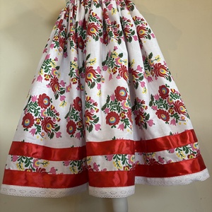 Matyó mintás néptáncos szoknya - ruha & divat - női ruha - szoknya - Meska.hu