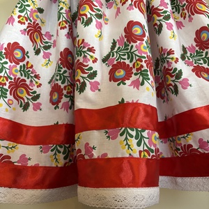 Matyó mintás néptáncos szoknya - ruha & divat - női ruha - szoknya - Meska.hu