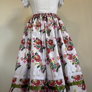 Matyó mintás néptáncos szoknya - ruha & divat - női ruha - szoknya - Meska.hu