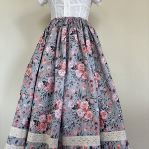 Néptáncos vintage szoknya - Meska.hu