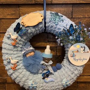 Babaváró ajtódísz - Meska.hu