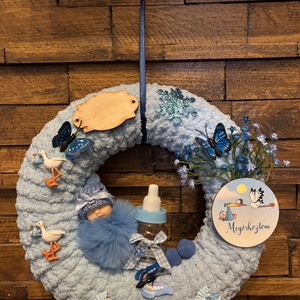 Babaváró ajtódísz - otthon & életmód - babaszoba, gyerekszoba - babaszoba, gyerekszoba - Meska.hu