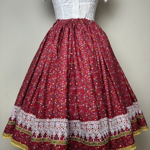 Néptáncos, népviseleti, folklór,  pörgős szoknya - ruha & divat - női ruha - szoknya - Meska.hu