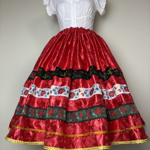 Néptáncos, matyó, népviseleti, folklór, menyecske szoknya - ruha & divat - női ruha - szoknya - Meska.hu