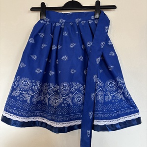 Lány kékfestő , néptáncos, folklór szoknya - ruha & divat - gyerekruha - szoknya - Meska.hu
