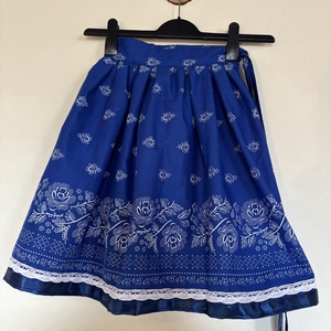 Lány kékfestő , néptáncos, folklór szoknya - Meska.hu
