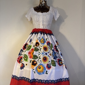 Matyó mintás néptáncos , folklór , népviseleti szoknya - ruha & divat - női ruha - szoknya - Meska.hu