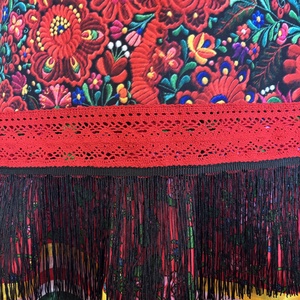 Matyó mintás folklór, néptáncos  szoknya - ruha & divat - női ruha - szoknya - Meska.hu