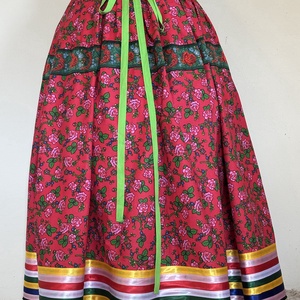 Matyó mintás folklór, néptáncos  szoknya - ruha & divat - női ruha - szoknya - Meska.hu