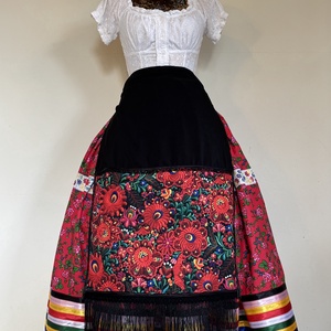 Matyó mintás folklór, néptáncos szoknya - Meska.hu
