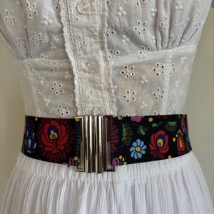 Matyó mintás, folklór női öv - Meska.hu