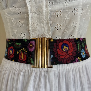 Matyó mintás, folklór női öv - Meska.hu
