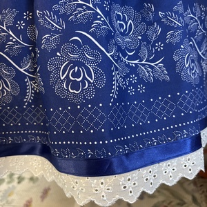 Kékfestő néptáncos, folklór szoknya - ruha & divat - női ruha - szoknya - Meska.hu