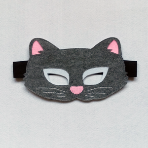 Macska/cica álarc és farok farsangi jelmezhez -  - Meska.hu