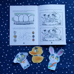 Húsvéti mesecsomag - mese- és foglalkoztatófüzet, ujjbábok, letölthető játékok -  - Meska.hu
