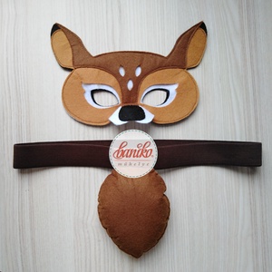 Szürke cica álarc és farok farsangi, halloweeni jelmezhez több színben - KÉSZLETEN -  - Meska.hu