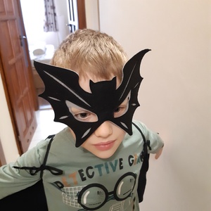 Denevér álarc Halloweenre, farsangra vagy szerepjátékhoz - játék & sport - szerepjáték - Meska.hu