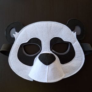 Pandamaci, medve jelmez - álarc és farok - farsangra, halloweenre, szerepjátékhoz - ruha & divat - jelmez & álarc - jelmez - Meska.hu