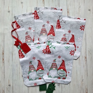 5 db-os mikulás zsák rendelés nevesítve - Meska.hu