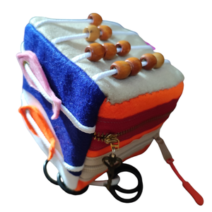Matató kocka - játék & sport - készségfejlesztő és logikai játék - montessori szivárvány, waldorf játékok - Meska.hu