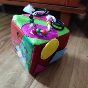Matató kocka - játék & sport - készségfejlesztő és logikai játék - montessori szivárvány, waldorf játékok - Meska.hu